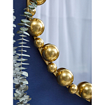 Зеркало круглое в фактурной золотистой раме из металла Mirror Golden Placer варинант исполнения - 4 | Loft Concept в Санкт-петербурге