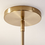 Люстра круглая с 2-мя металлическими абажурами Andromeda варинант исполнения - 5 | Loft Concept в Санкт-петербурге