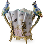 Ваза фарфоровая с попугаями Ferra варинант исполнения - 4 | Loft Concept в Санкт-петербурге