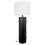 Настольная лампа с металлиеским черным трубчатым основанием Fulgurite варинант исполнения - 1 | Loft Concept в Санкт-петербурге