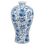 Ваза фарфоровая высокая с синими цветочными мотивами Independence варинант исполнения - 2 | Loft Concept в Санкт-петербурге