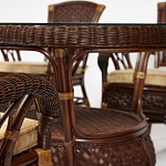 Комплект обеденный из ротанга Eloise grand варинант исполнения - 13 | Loft Concept в Санкт-петербурге