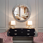 Настольная лампа с кремовым абажуром на граненном основании Crystal Facets варинант исполнения - 2 | Loft Concept в Санкт-петербурге