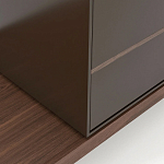 ТВ-тумба  из орехового дерева Marco Wooden TV Stand варинант исполнения - 8 | Loft Concept в Санкт-петербурге