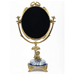 Настольное зеркало в бронзовой рамке Eden Garden варинант исполнения - 2 | Loft Concept в Санкт-петербурге