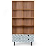 Широкий стеллаж с принтом Elise Rack варинант исполнения - 14 | Loft Concept в Санкт-петербурге