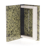 Шкатулка в виде книги из натурального камня змеевик Stone Casket варинант исполнения - 3 | Loft Concept в Санкт-петербурге