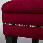 Мягкая банкетка с зоной для хранения Casket Red варинант исполнения - 4 | Loft Concept в Санкт-петербурге