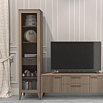 Витрина левая 1-дверная с ящиком и 5-ю полками Harper Line варинант исполнения - 3 | Loft Concept в Санкт-петербурге