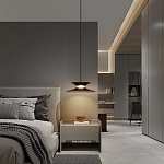 Подвесной светильник черного цвета из металла Obsidian Touch варинант исполнения - 5 | Loft Concept в Санкт-петербурге