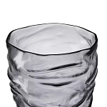 Ваза стеклянная фактурная Crumpled Vase 25,3 см варинант исполнения - 2 | Loft Concept в Санкт-петербурге