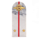 Сувенир Погон МВД из натурального камня мрамор Souvenir Epaulets варинант исполнения - 1 | Loft Concept в Санкт-петербурге