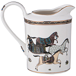 Чайный сервиз из фарфора с изображением лошадей на 6 персон 15 предметов Porcelain Horse Set  варинант исполнения - 5 | Loft Concept в Санкт-петербурге