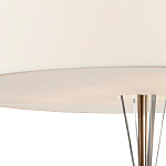 Люстра круглая с белым тканевым абажуром  White Light Diffuser варинант исполнения - 2 | Loft Concept в Санкт-петербурге