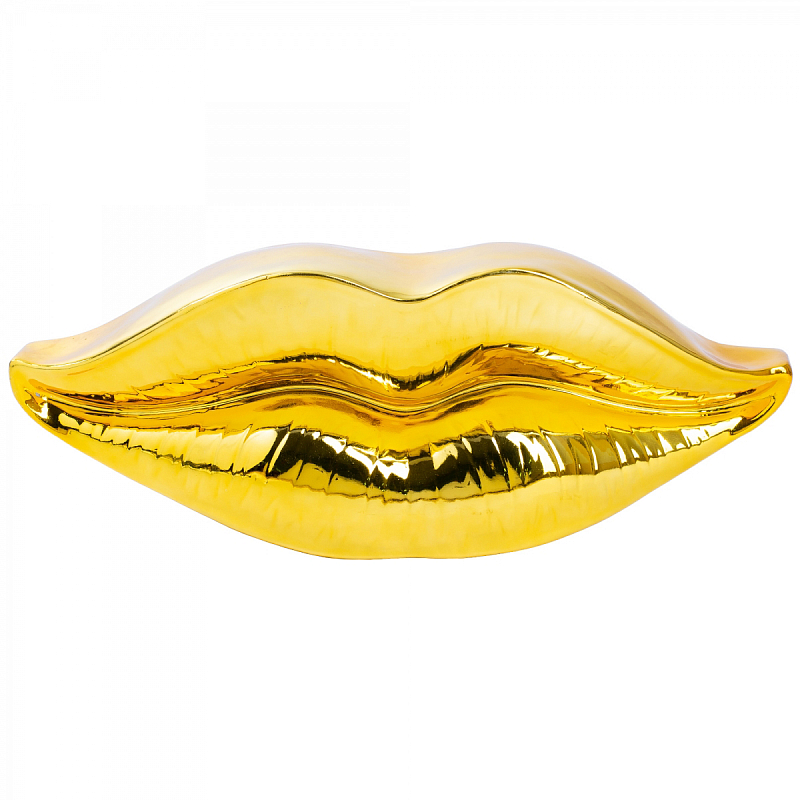 Настенный декор LIPS wall accessory GOLD Глянцевое золото в Санкт-петербурге | Loft Concept 