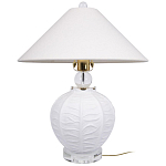 Настольная лампа керамическая с абажуром Valencia варинант исполнения - 1 | Loft Concept в Санкт-петербурге