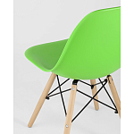 Пластиковый стул на ножках из массива бука Eames Light Green варинант исполнения - 3 | Loft Concept в Санкт-петербурге