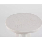 Дизайнерский журнальный стол белый на 3-х ножках в виде ступней African table варинант исполнения - 2 | Loft Concept в Санкт-петербурге