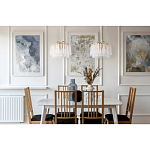 Люстра с подвесными рифлеными стеклянными трубками Nembus варинант исполнения - 23 | Loft Concept в Санкт-петербурге