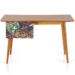 Письменный стол с принтом на ящиках Elise Desk варинант исполнения - 6 | Loft Concept в Санкт-петербурге