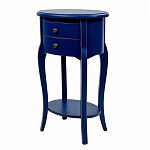 Синяя тумба на фигурных ножках Shelby варинант исполнения - 2 | Loft Concept в Санкт-петербурге