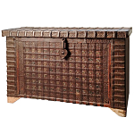 Большой Этнический сундук с металлическим декором  варинант исполнения - 3 | Loft Concept в Санкт-петербурге