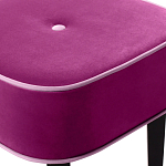 Квадратный мягкий пуф на черных ножках Winton Pouf Square варинант исполнения - 18 | Loft Concept в Санкт-петербурге