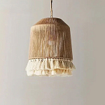 Люстра круглая плетеная с кисточками Small Solar Glow варинант исполнения - 3 | Loft Concept в Санкт-петербурге