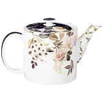 Чайный сервиз из фарфора с цветочным принтом на 6 персон 14 предметов Garden Whisper Porcelain Set  варинант исполнения - 1 | Loft Concept в Санкт-петербурге