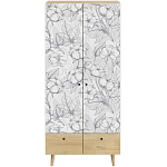 Шкаф с принтом Cotton варинант исполнения - 2 | Loft Concept в Санкт-петербурге