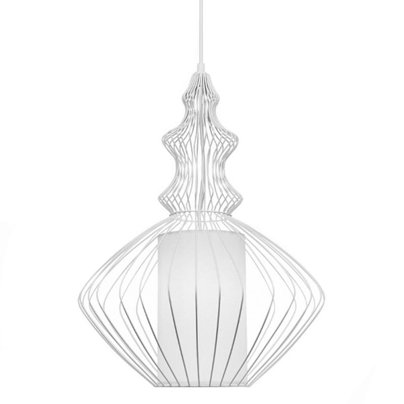 Подвесной светильник Wire Dream Pendant 2 Белый Белый Подвесной светильник Wire Dream Pendant 2 Белый Белый в Санкт-петербурге | Loft Concept