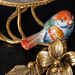 Чаша на ножке из стекла с бронзовыми элементами Bronze Branch варинант исполнения - 2 | Loft Concept в Санкт-петербурге