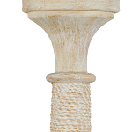 Люстра из дерева в форме подсвечника Coastal Aesthetics варинант исполнения - 2 | Loft Concept в Санкт-петербурге