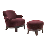 Премиальное Кресло с пуфом Turin варинант исполнения - 1 | Loft Concept в Санкт-петербурге