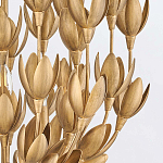 Люстра золотого цвета из множества металлических лепестков в форме тюльпанов Hinkley варинант исполнения - 7 | Loft Concept в Санкт-петербурге