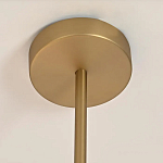 Люстра CANELLE Linear Chandelier 12 Modern Brass варинант исполнения - 4 | Loft Concept в Санкт-петербурге