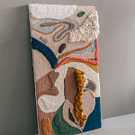 Тканый вручную текстильный гобелен Orchid варинант исполнения - 2 | Loft Concept в Санкт-петербурге