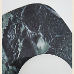 Бра с каменным основанием и плафоном из стекла Amazon Green Shaw Marble Lighting варинант исполнения - 1 | Loft Concept в Санкт-петербурге