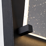 Настенный фонарь уличный прямоугольный черного цвета со стеклом с пузырьками Eurofase варинант исполнения - 3 | Loft Concept в Санкт-петербурге