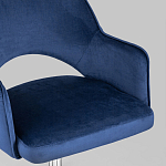 Кресло для компьютерного стола Veloury Blue варинант исполнения - 7 | Loft Concept в Санкт-петербурге