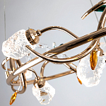 Люстра с хрустальными плафонами и декором Alvere Crystal Chandelier варинант исполнения - 4 | Loft Concept в Санкт-петербурге