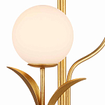 Торшер с золотым каркасом в виде стебля с листьями Inspired by Nature варинант исполнения - 2 | Loft Concept в Санкт-петербурге