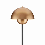 Торшер с куполообразным абажуром на чёрном мраморном основании Riverside Floor Lamp варинант исполнения - 1 | Loft Concept в Санкт-петербурге