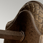 Бра для ванных комнат с прозрачным стеклянным плафоном в форме ананаса и декоративным основанием с рельефным узором Hinkley варинант исполнения - 7 | Loft Concept в Санкт-петербурге