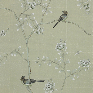 Обои ручная роспись Badminton Aqua Hint