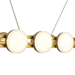 Люстра овальная с круглыми светодиодными источниками света Maxine Light варинант исполнения - 6 | Loft Concept в Санкт-петербурге