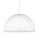 Подвесной светильник в форме купола белого цвета с ажурной бахромой Tactile Line варинант исполнения - 1 | Loft Concept в Санкт-петербурге