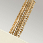 Люстра подвесная с широким белым текстильным абажуром и вертикальными декоративными элементами Hinkley варинант исполнения - 5 | Loft Concept в Санкт-петербурге