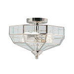 Потолочный светильник шестигранной формы с прозрачными стеклянным плафоном Elstead Lighting варинант исполнения - 5 | Loft Concept в Санкт-петербурге