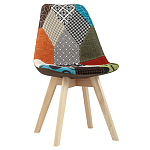 Стул с обивкой в стиле пэчворк Arvika варинант исполнения - 1 | Loft Concept в Санкт-петербурге